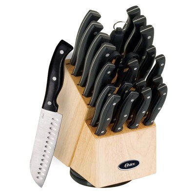 Oster® Winsted 22 Piece Stainless Steel Cutlery Block Set