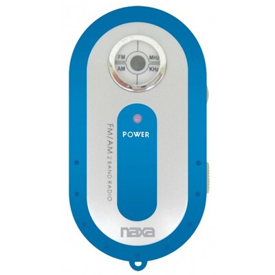 Naxa® NR-720 AM/FM Mini Pocket Radio, Blue