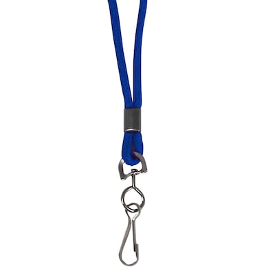 C-Line Standard Lanyard With Swivel Hook, Blue, 24/Pack (CLI89315-24)