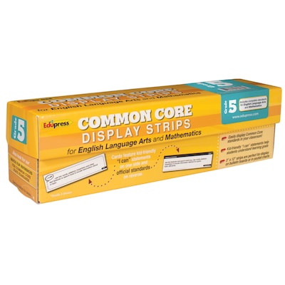 Edupress® Common Core State Standard Display Strips, Grade 5