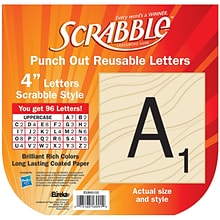 Eureka® Scrabble™ 4 Deco Letters, Black