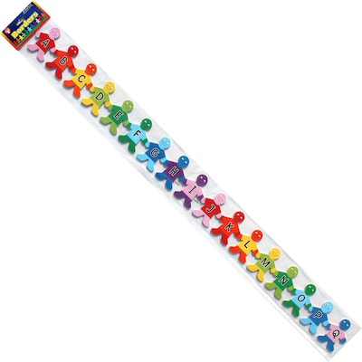 Hygloss Grade Toddler - 3 Classroom Border, Alphabet Kids, 12/Pack