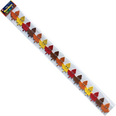 Hygloss Grade Toddler - 6 Classroom Border, Happy Leaves, 12/Pack