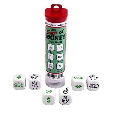 Koplow Games The Sign Of Money Dice Game, Grades 3 - 7