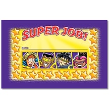 North Star Teacher Resources Super Job Incentive Punch Cards, 36 ct. (NST2410)