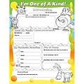 North Star Teacher Resources 17 x 22 Im One Of A Kind Fill Me In Poster