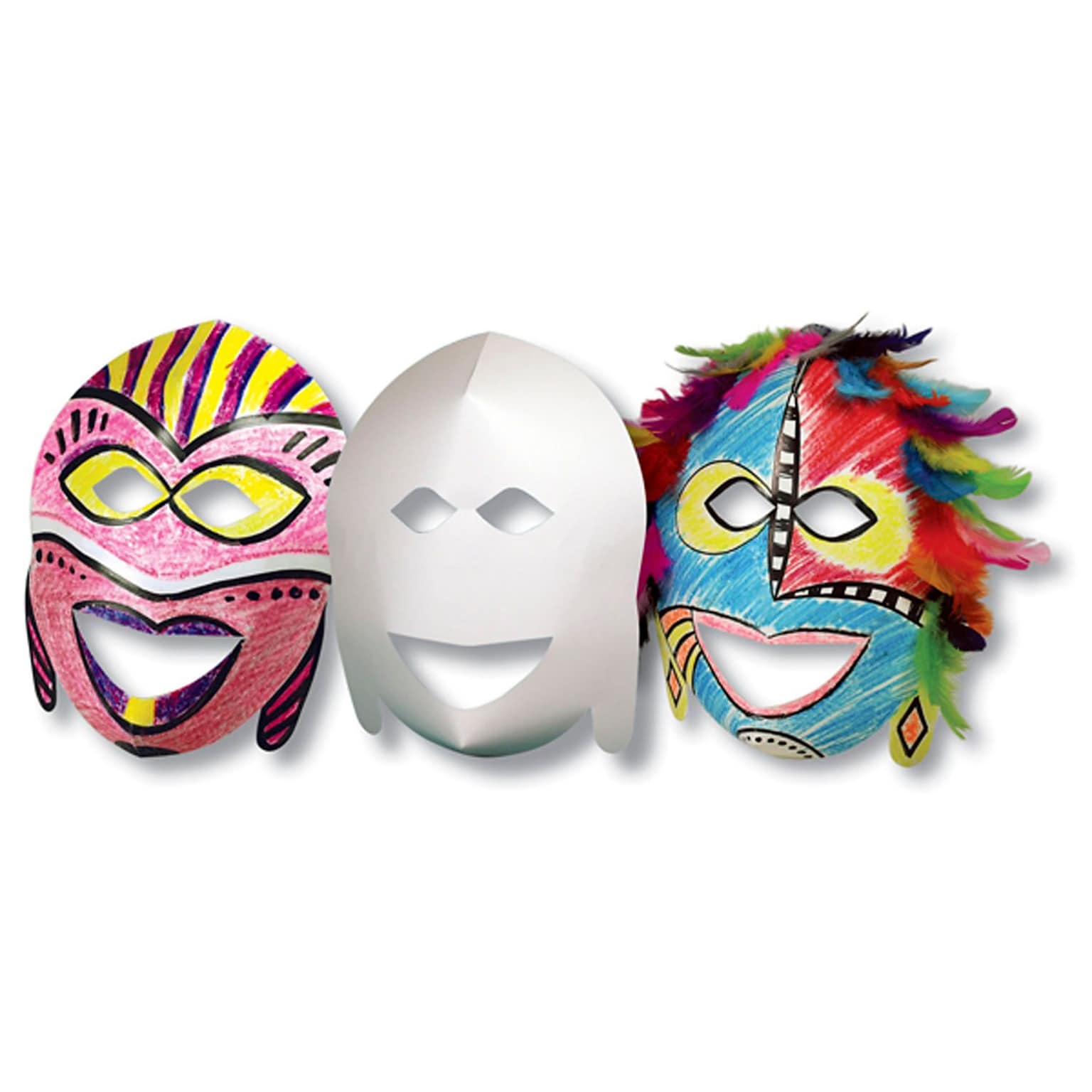 Roylco® African Masks, 11 x 15, 20/Pack