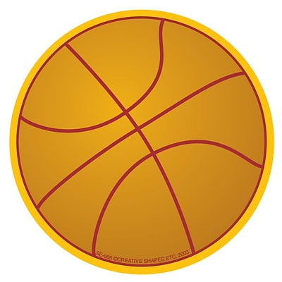 Creative Shapes™ 3 x 3 Mini Notepad, Basketball