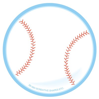 Creative Shapes™ 3" x 3" Mini Notepad, Baseball
