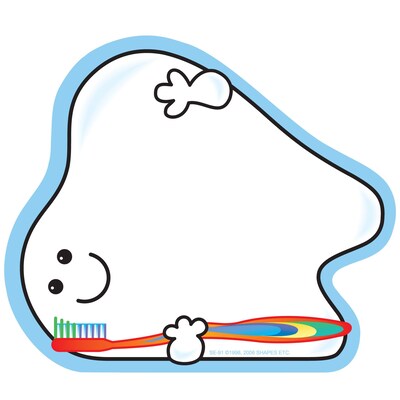 Creative Shapes™ 5" x 7" Large Notepad, Tooth