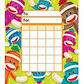 Trend Enterprises® Sock Monkeys Incentive Pad, 5 1/4 x 6