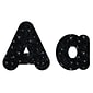 Trend Enterprises® Sparkle Casual 4" Uppercase/Lowercase Ready Letters® Combo Pack, Black