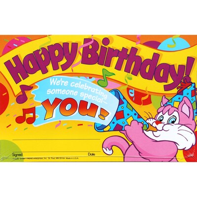 Trend Happy Birthday! Recognition Awards, 30 CT (T-8100)