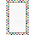 Teacher Created Resources 5 x 8 Notepad, Colorful Paw Prints