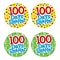 Teacher Created Resources 100 Days Smarter Wear Em Badges, Pack of 32 (TCR5393)