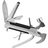 Whetstone  Multi-Function 8 In 1 Camping Tool, Silver/Black