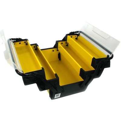 Stalwart™ Hawk Deluxe Steel and Plastic Tool Box