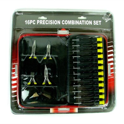 Stalwart™ Precision Jewelers Tool Set With Case, 16 Piece