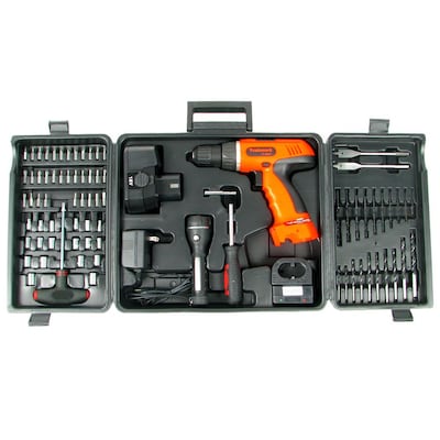 Stalwart 78-Piece 18 V Cordless Drill Set, 0.8 - 10mm (Dia) Capacity (844296060306)