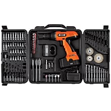 Stalwart™ 89 Piece 18 V Cordless Drill Set, 3/8 (Dia) Capacity