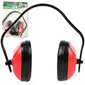 Stalwart™ Fully Adjustable Extra Comfort Ear Muff, Red/Black