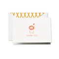 Crane & Co™ Pearl White Thank You Note With Envelope, Clementine Lion