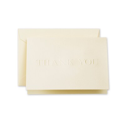 Crane & Co™ Ecru Thank You Note With Envelope