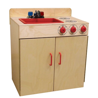 Wood Designs Dramatic Play Plywood Combination Sink and Range