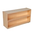Wood Designs Storage 30H Adjustable Shelf Storage Unit, Birch