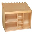 Wood Designs 11-Ply Baltic Plywood Mobile Listening and Storage Center, Birch