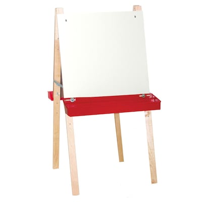 Wood Designs Art Double Adjustable Easel With Markerboard, Birch