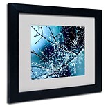 Trademark Fine Art 11 x 14 Acrylic Blue Rhapsody Artwork, Black Frame