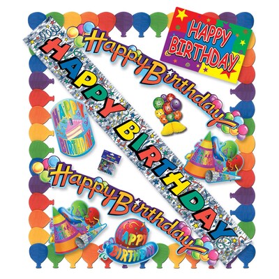 Beistle Happy Birthday Party Kit, 11/Pack (55022)