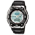 Casio® AQW101-1AV Mens Analog/Digital Fishing Gear Timer Sports Wrist Watch, Black