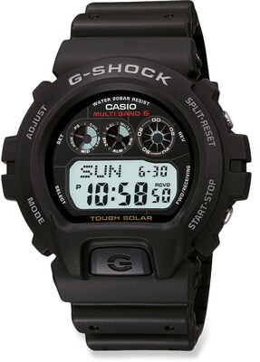 Casio® GW6900-1V G-Shock Mens Digital Solar Atomic Wrist Watch, Black