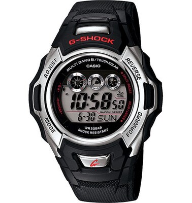 Casio® GWM500A-1 G-Stock Men's Digital Solar Atom Sports Wrist Watch, Black