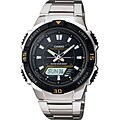 Casio® AQS800WD-1EV Mens Analog/Digital Tough Solar-powered Sports Chronograph Wrist Watch, Silver