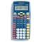 Texas Instruments TI15TK 11 Digit Scientific Calculator, Blue