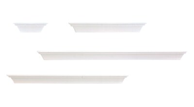 Nexxt PN18535-9INT Set of 4 White Wall Ledge