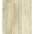 Inspired By Color™ Red Wide Wooden Planks Wallpaper, Tan