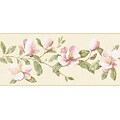 Inspired By Color™ Borders Magnolia Border, Beige With Pink
