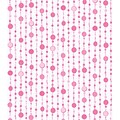 Inspired By Color™ Kids Beaded Curtain Wallpaper, Light Pink With Dark Pink
