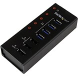 Startech.com® BK 4-PO Powered USB 3.0 Hub