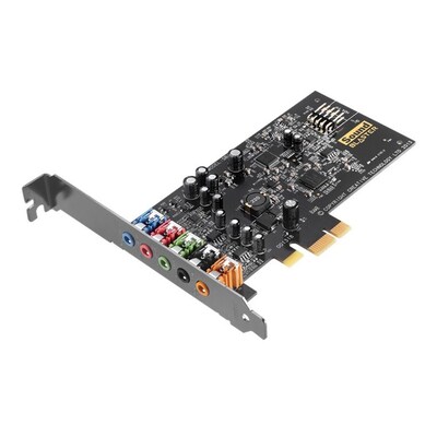 Creative® 70SB157000000 Sound Blaster Audigy FX 5.1 PCIe Sound Card W/SBX Pro Studio