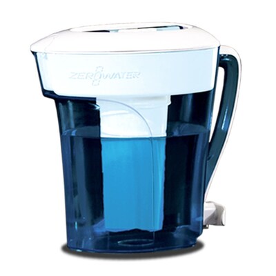 Zero Water® ZP010 Water Filter Pitcher, Blue/White, 10 Cup