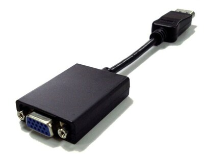 Professional Cable™ DisplayPort to VGA Digital Video Adapter, Black/Blue