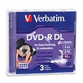 Verbatim 95313 2.4x DVD+R, 3/Pack