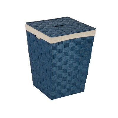 Honey-Can-Do Paper Rope Hamper Blue