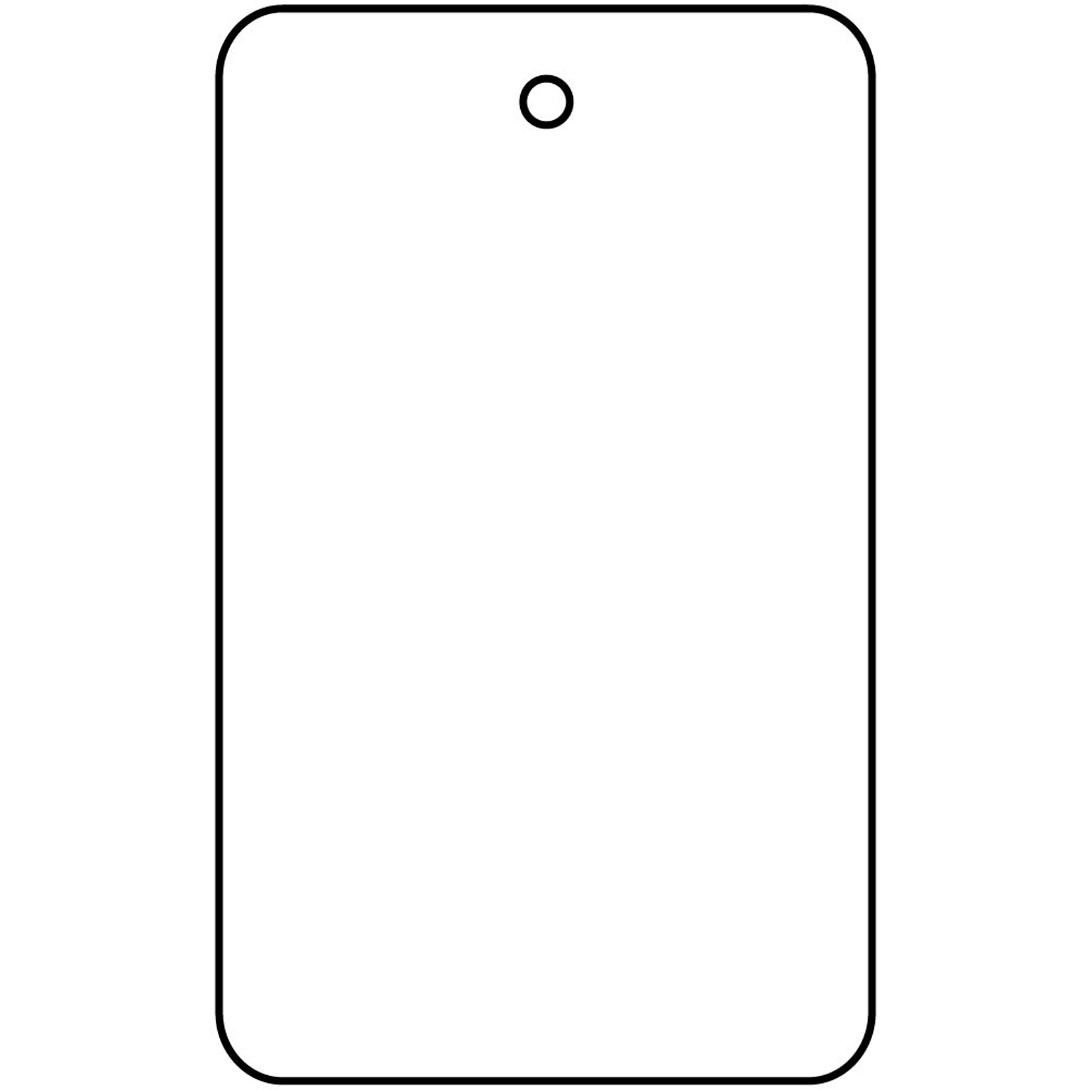 BOX 2-7/8 x 1-3/4 Garment Tags, White