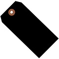 BOX 6 1/4 x 3 1/8 #8 Plastic Shipping Tags, Black